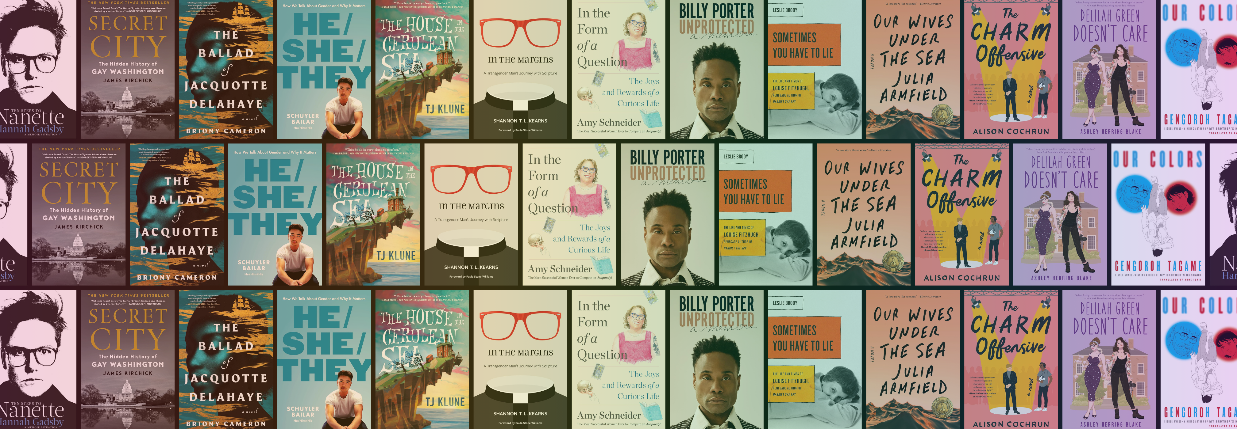 Visit the Library to check out our LGBTQ+ Pride Month book displays!
