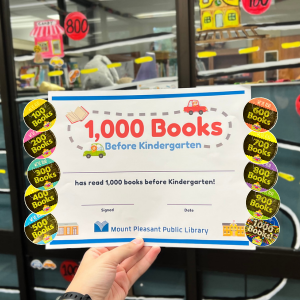1000books certificate